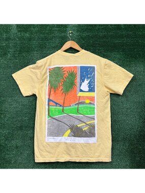 Khruangbin Clearwater Florida Tour Poster Rock Band T-Shirt Size Medium